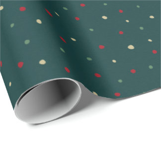Papel De Presente Polka Dots Holiday