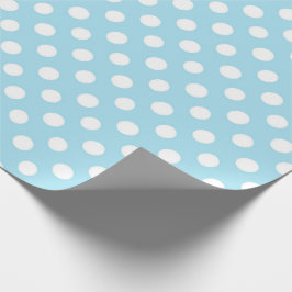 Papel De Presente Polkadot Moderno Menino Bonito