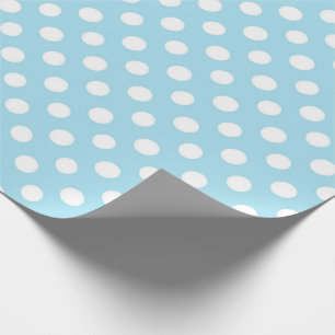 Papel De Presente Polkadot Moderno Menino Bonito