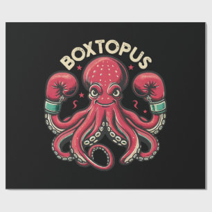 Papel De Presente Polvo de Boxe - Boxtopus