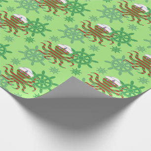 Papel De Presente Polvo do marinheiro do Natal
