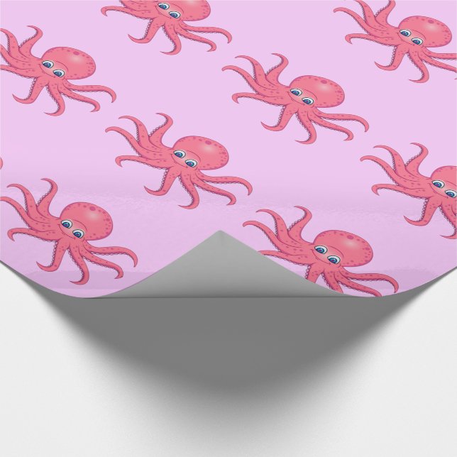 Papel De Presente Polvo Rosa Fofo (Ponta)