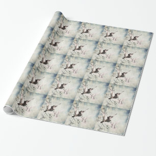 Papel De Presente Pombas