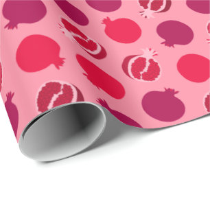 Papel De Presente Pomegranato