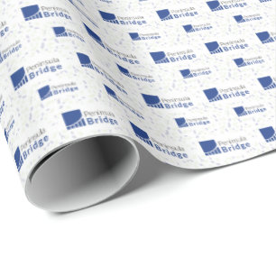 Papel De Presente Ponte da Península Pequeno Logotipo