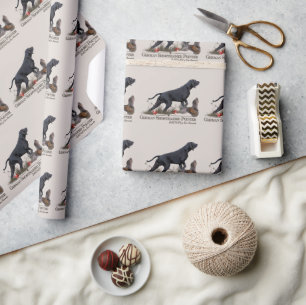 Papel De Presente Ponteiro Alemão Curto, Poster ZACHAR Tapeçaria