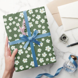 Papel De Presente Pontos Botânicos