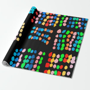 Papel De Presente Pontos coloridos