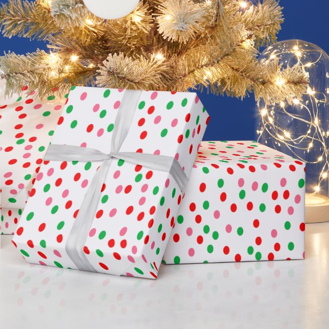 Papel De Presente Pontos de Natal (Feriados)