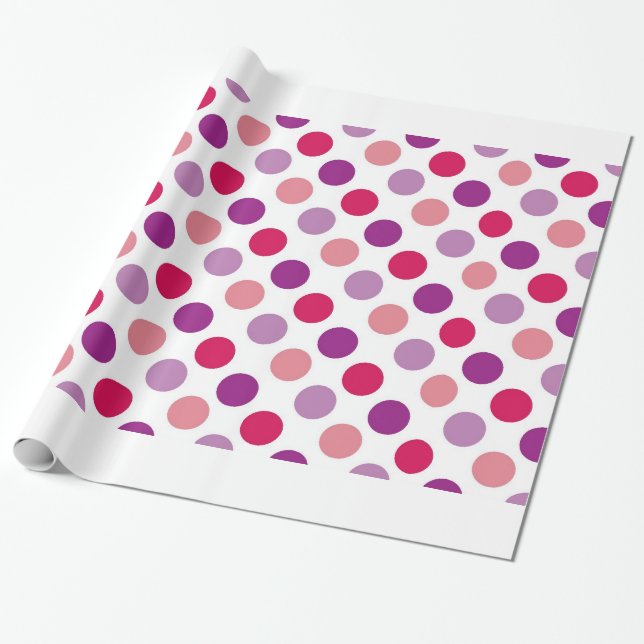 Papel De Presente Pontos de Verão (Desenrolado)