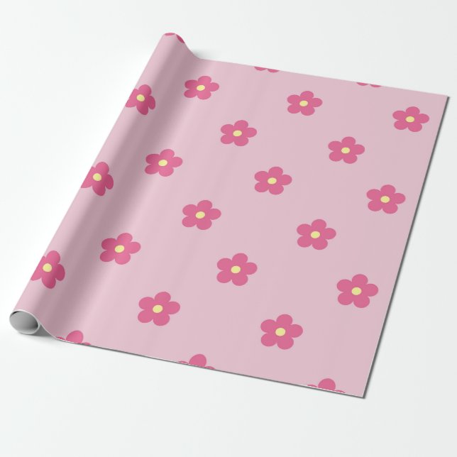 Papel De Presente Pontos do Flor (Desenrolado)