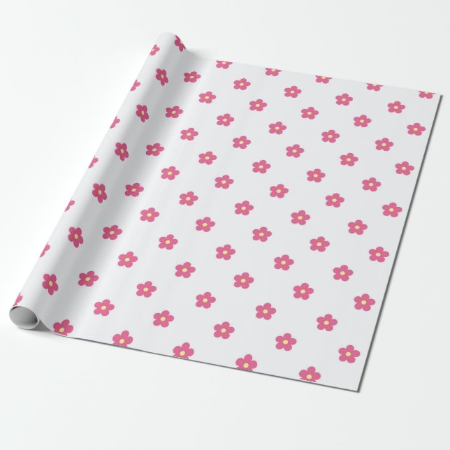 Papel De Presente Pontos do Flor (Desenrolado)