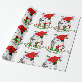 Papel De Presente Poodle Lovers Natal