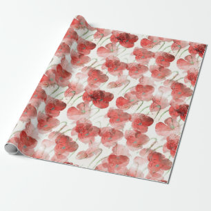 Papel De Presente Poppies