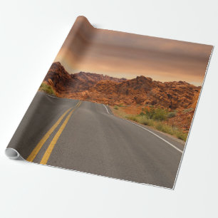 Papel De Presente pôr do sol da viagem