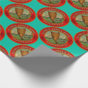 Papel De Presente por volta de 1900 rótulo de Finnan Haddie de Alfre