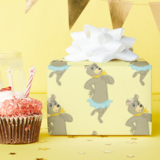 Papel De Presente Porco do Urso Cindy