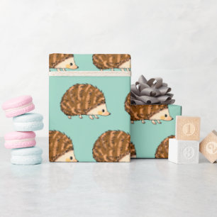 Papel De Presente Porco Whimsical - Animal da Floresta