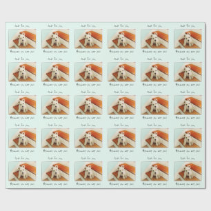 Papel De Presente Porque você é você, filhote de cachorro de West