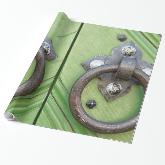 Papel De Presente Porta velha (Desenrolado)