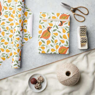 Papel De Presente Pórticos de Natal sem descontinuidades