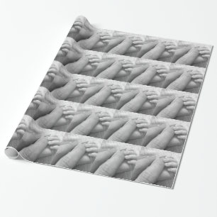 Papel De Presente Posse das mãos dos dedos da mão do bebê que agarra