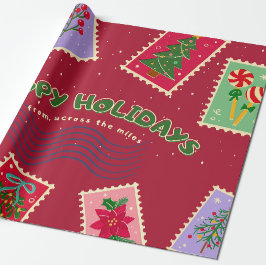 Papel De Presente Postagem natal