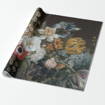 Poster floral fino de Decoupage
