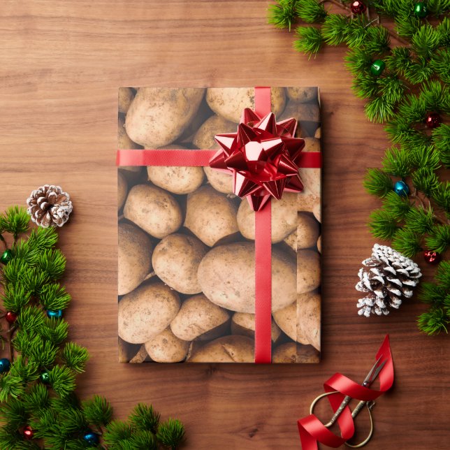 Papel De Presente Potato (Presente de Natal)