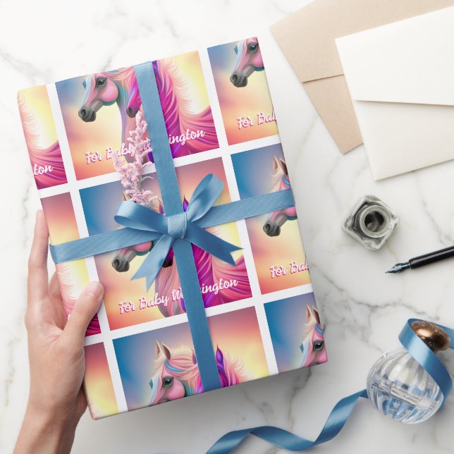 Papel De Presente Potra ou Pônei Macho   (Presentear)