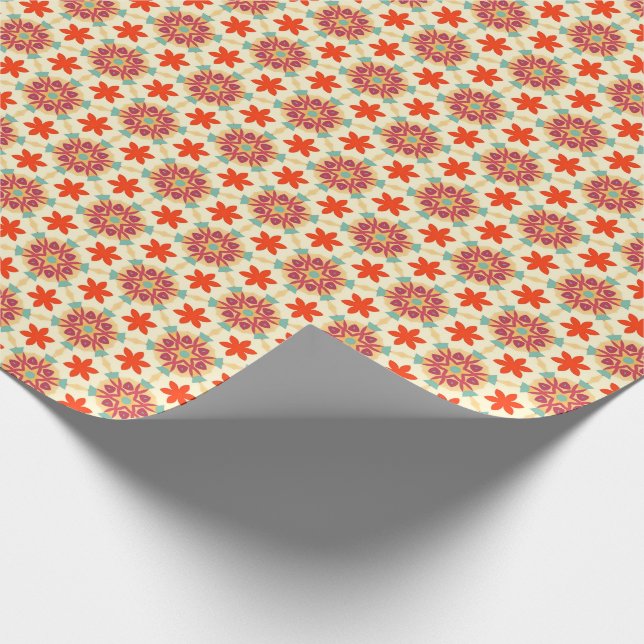 Papel De Presente PP 577 Flores 3 de 3 (Ponta)