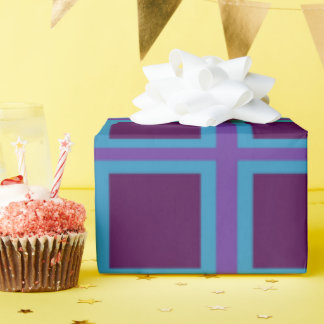 Papel De Presente Praça Azul