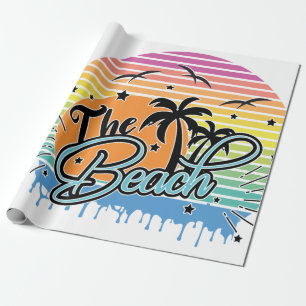 Papel De Presente Praia
