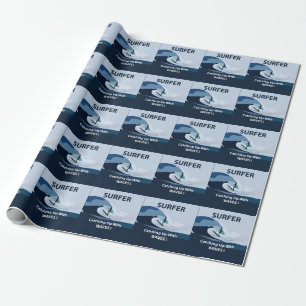 Papel De Presente Praia de Surfista Surfando