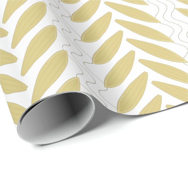 Papel De Presente Pranchas de madeira retrô Legal (Ponta do rolo)