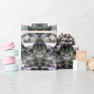 Papel De Presente Prata Lace