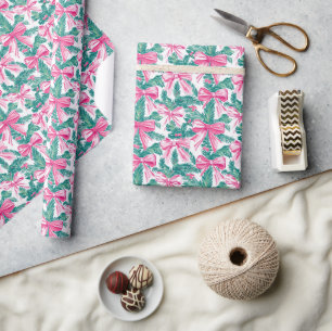 Papel De Presente Pré-disquetes, Arcos cor-de-rosa e Natal da Garlan