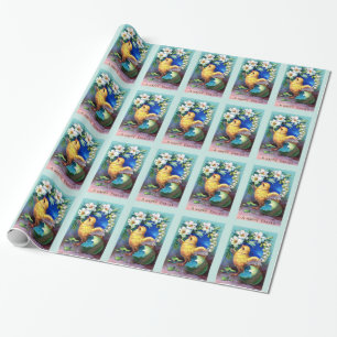 Papel De Presente Preencher Um Pintinho De Felz pascoa