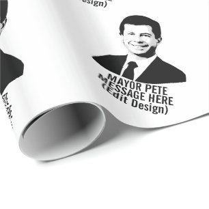 Papel De Presente Prefeito Pete Personalizado