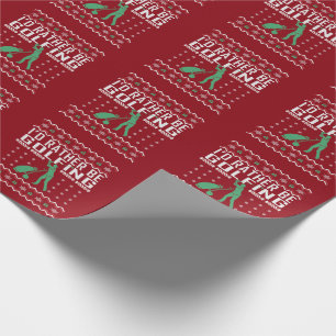 Papel De Presente Preferencialmente é doce de Natal feio