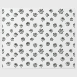 Papel De Presente Premium Silver Gift Boxes Elegant Holiday Party