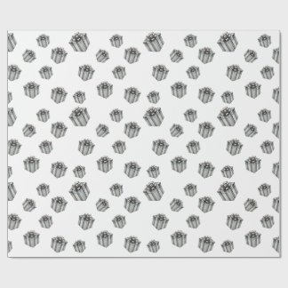 Papel De Presente Premium Silver Gift Boxes Elegant Holiday Party