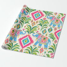 Preppy Ikat Tropical Palma Boho Chic