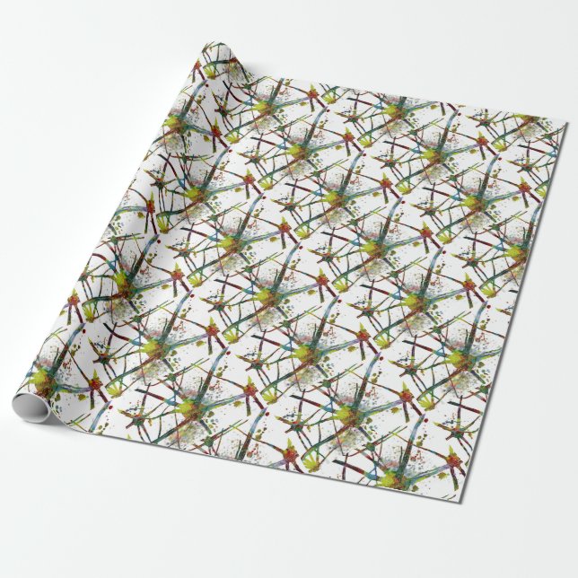 Papel De Presente Presente abstrato médico das sinapses (Desenrolado)