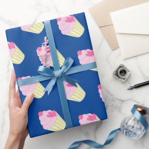 Papel De Presente Presente azul escuro ilusima
