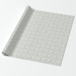 Papel De Presente Presente Botânico Floral Elegante Boho Primavera
