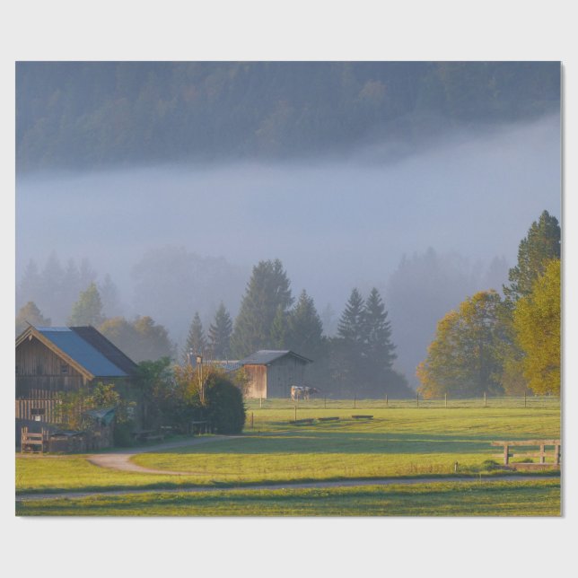 Papel De Presente Presente cénico da cabine da foto do ar livre do (Aberto)