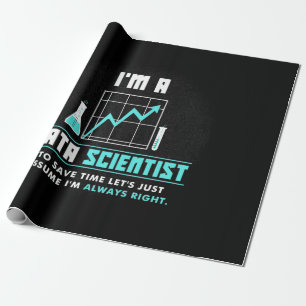 Papel De Presente Presente cientista Sou Um Cientista Da Informaç