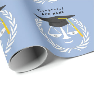 Papel De Presente Presente Criativo de Formatura na Faculdade de Dir