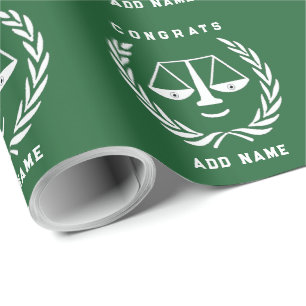Papel De Presente Presente de Advogado Personalizado